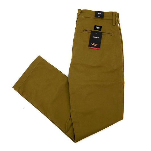 RANGE CARGO BAGGY TAPERED ELASTIC PANT GRAPE LEAF/LODEN GREEN - men's  trousers - VANS - 61.32 €