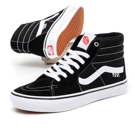 Vans Shoes Skate Sk8-Hi Authentic Black/Red 8 - APB Skateshop LLC.