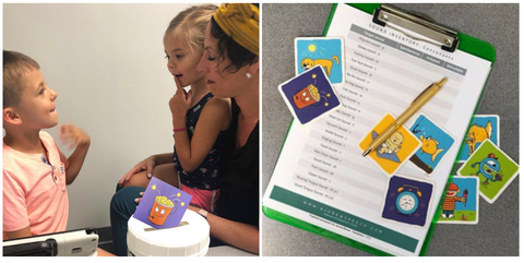 using Bjorem speech sound cues to get a child's sound inventory in pediatric speech therapy