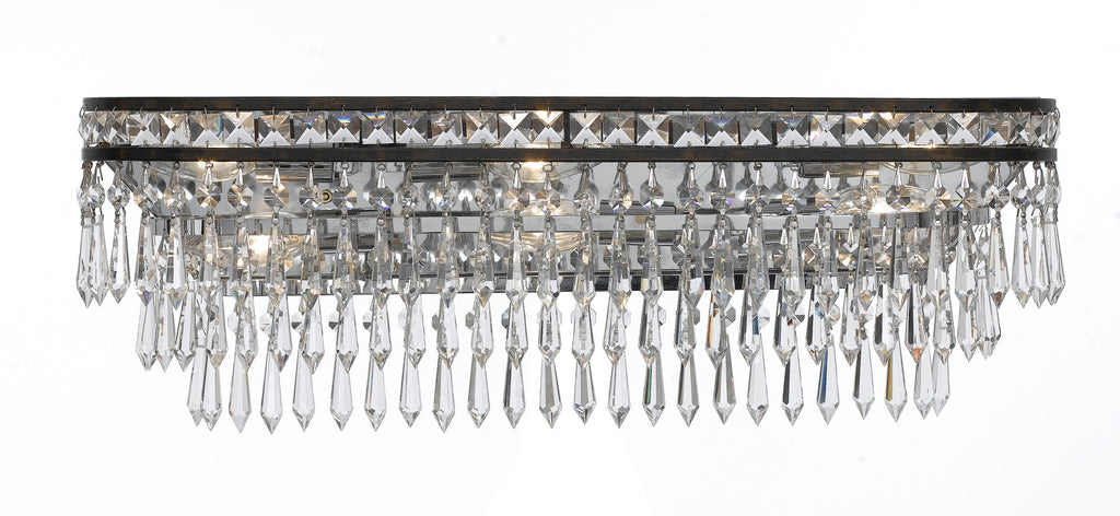 crystal bathroom vanity light