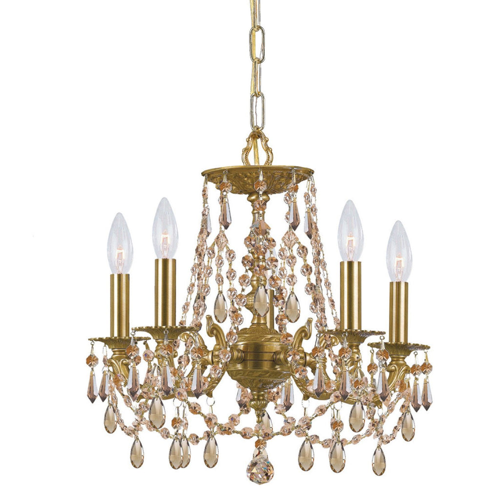 5 light mini chandelier