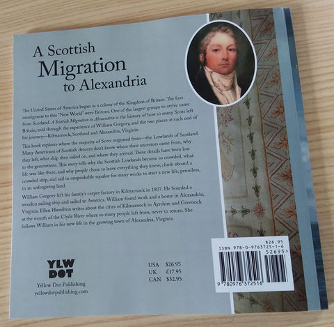 Back cover of A Scottish Migration to Alexandria