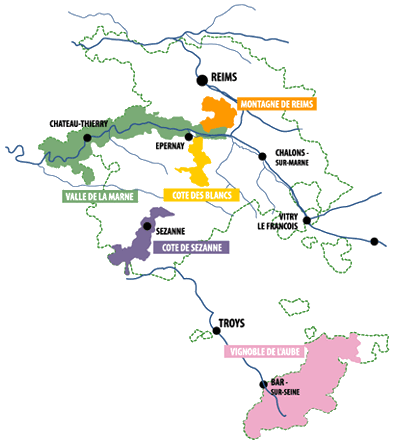 Champagne regions