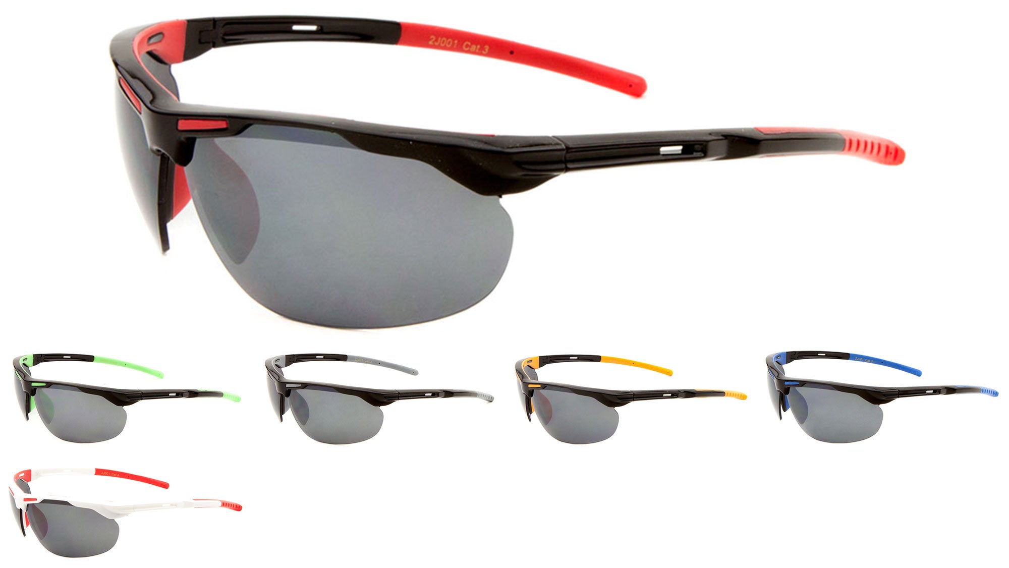 Sports Semi Rimless Wholesale Bulk Sunglasses Frontier Fashion Inc