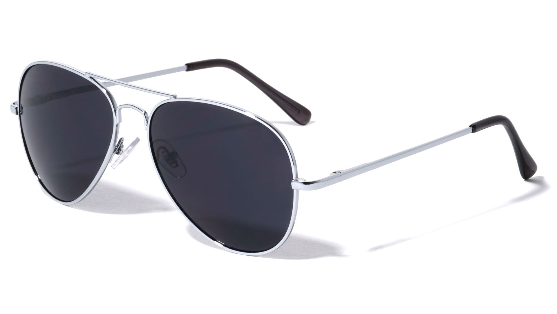M6259-SD Classic Aviators with Super Dark Lens Wholesale Sunglasses -  Frontier Fashion, Inc.