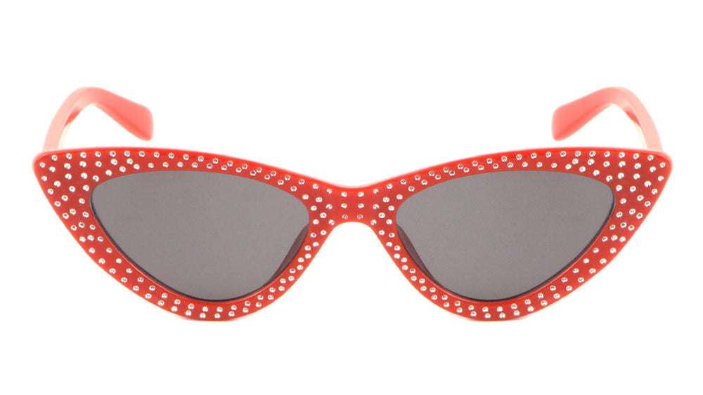 controleren Ongeëvenaard graven Fake Rhinestone Thin Cat Eye Wholesale Sunglasses - Frontier Fashion, Inc.