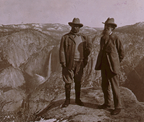 Teddy Roosevelt and John Muir