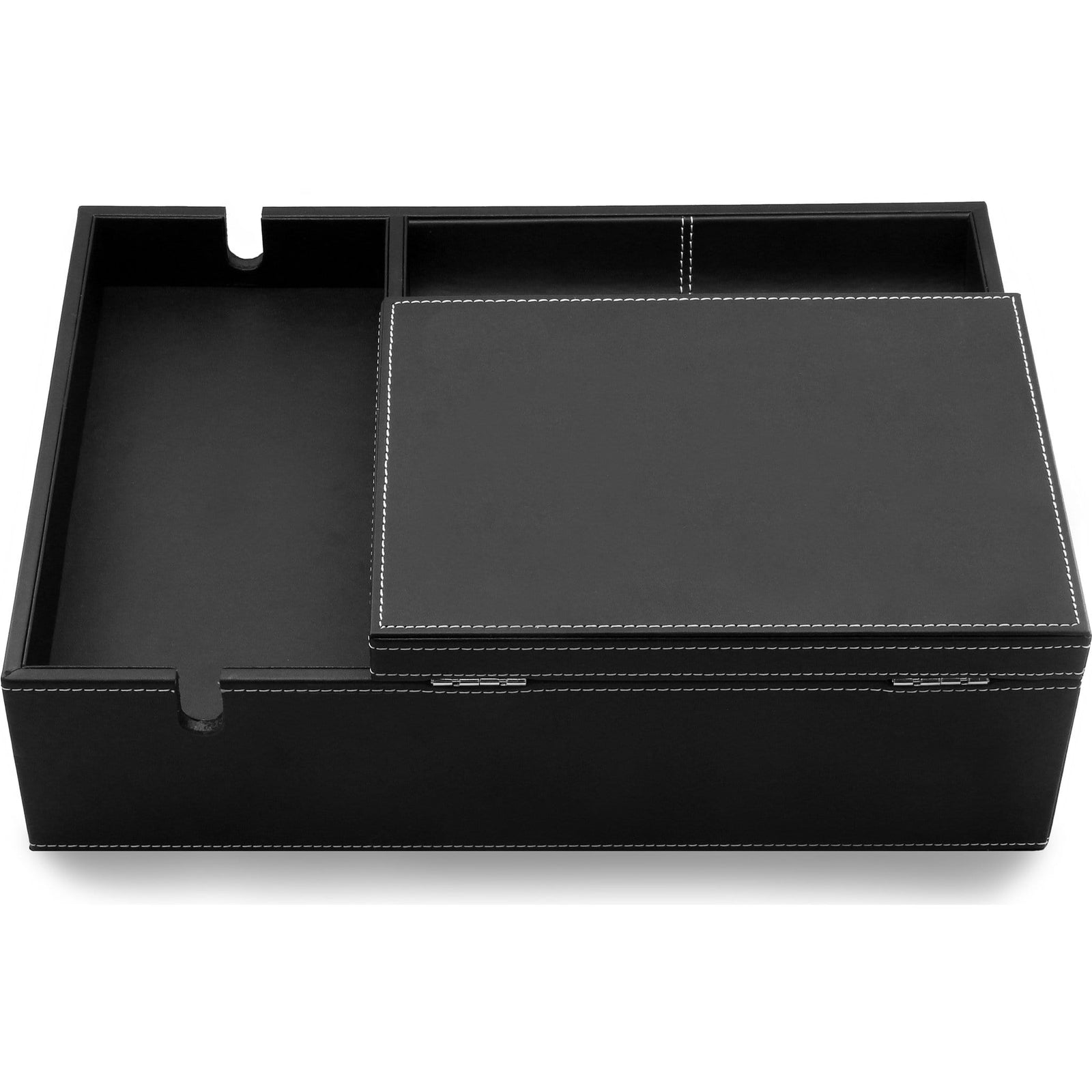 Admiral - Big Dresser Valet Box Organizer with Large Smartphone Chargi ...