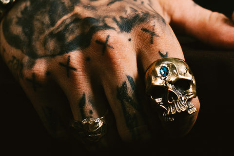 Popular Gemstone Options for Skull Rings