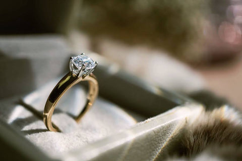 The tradition of diamond engagement rings