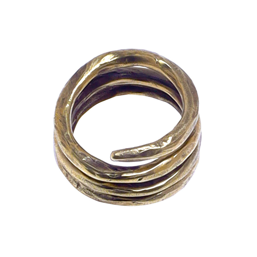 COIL RING | BRASS – JEWELRYLAB