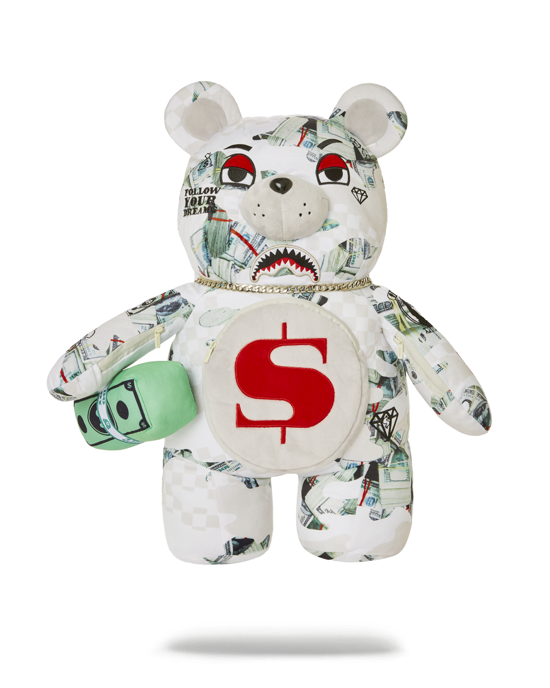 sprayground teddy bear backpack