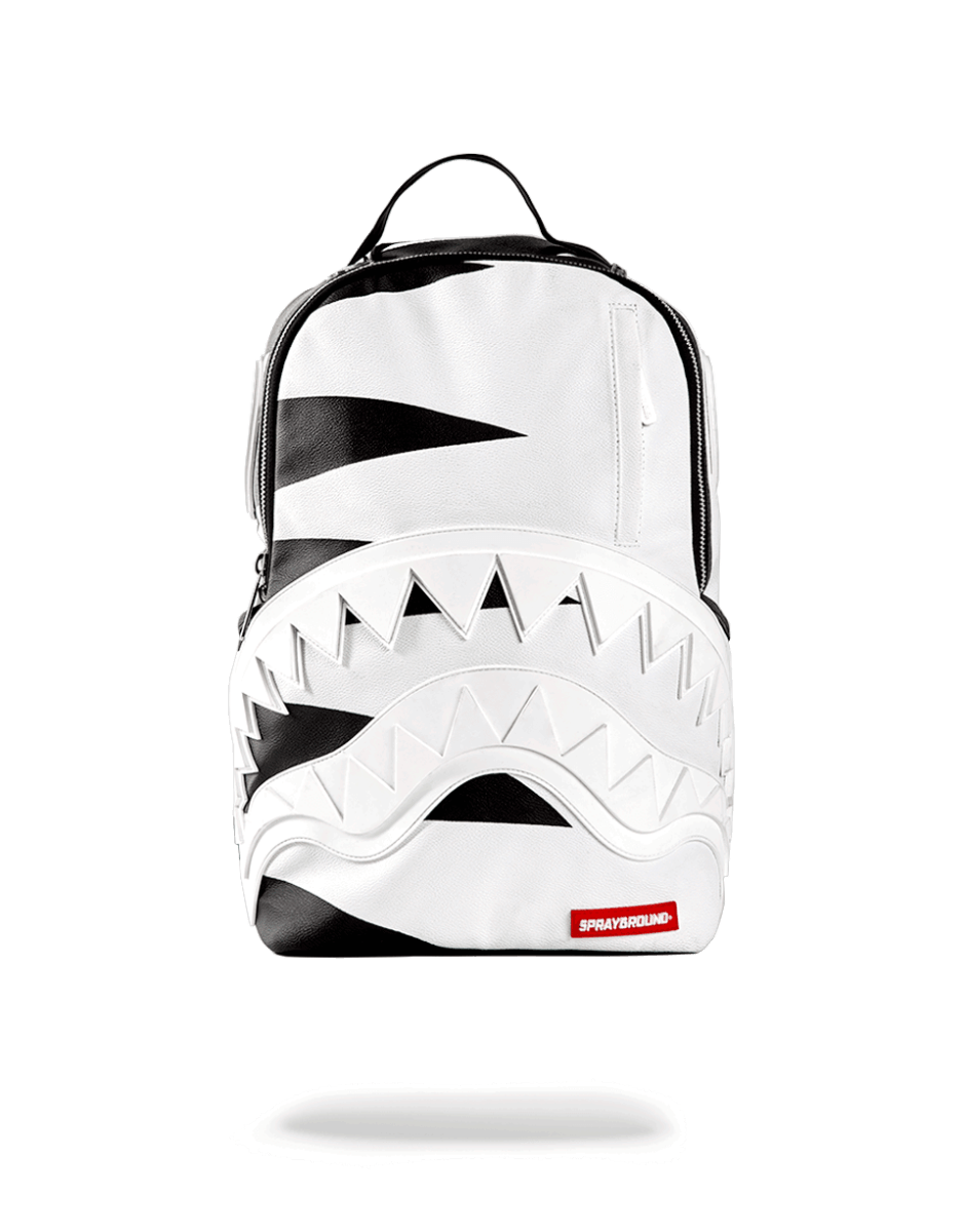 Sprayground Cherry Blossom Rubber Shark Backpack - Blue