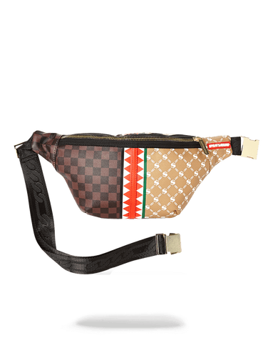 SPRAYGROUND: duble drips print backpack in printed vegan leather