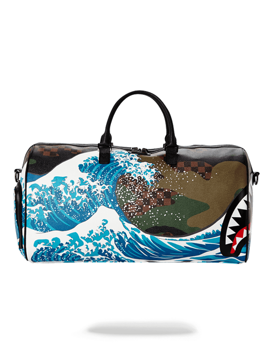 sprayground shark duffle