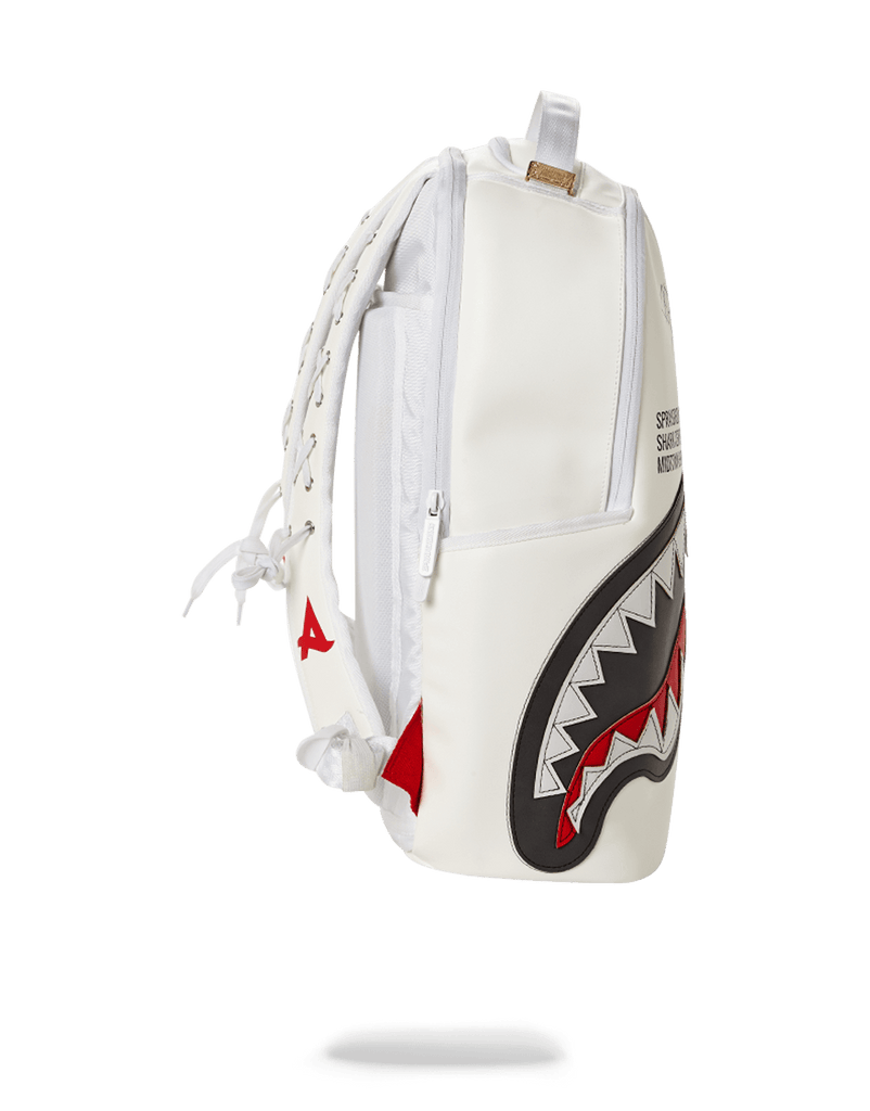 Sprayground Kids Sharks In Paris Mean & Clean Backpack B2947 White