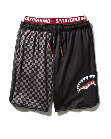 KIDS CAMO CHECKERED SWIM TRUNKS – SPRAYGROUND®