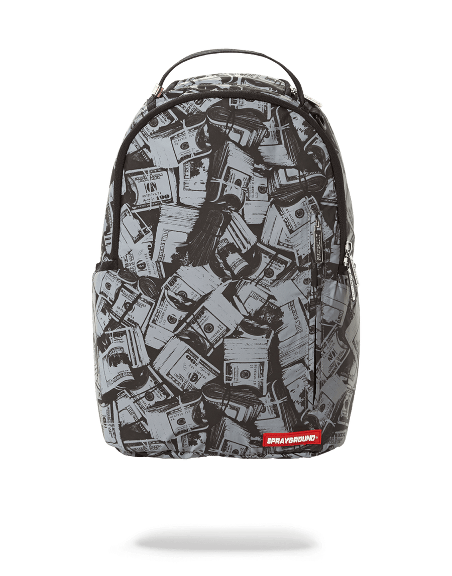 sprayground 3m money bag backpack - fortnite sharky shrubs backpack