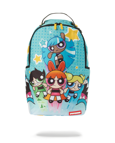 SPRAYGROUND POWER PUFF GIRL MONSTER SHARK BACKPACK – BLUE CITY NYC