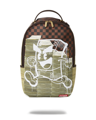 SPRAYGROUND THE HEIST BACKPACK (DLXV) - PURPLE PAINT PARIS MONEY