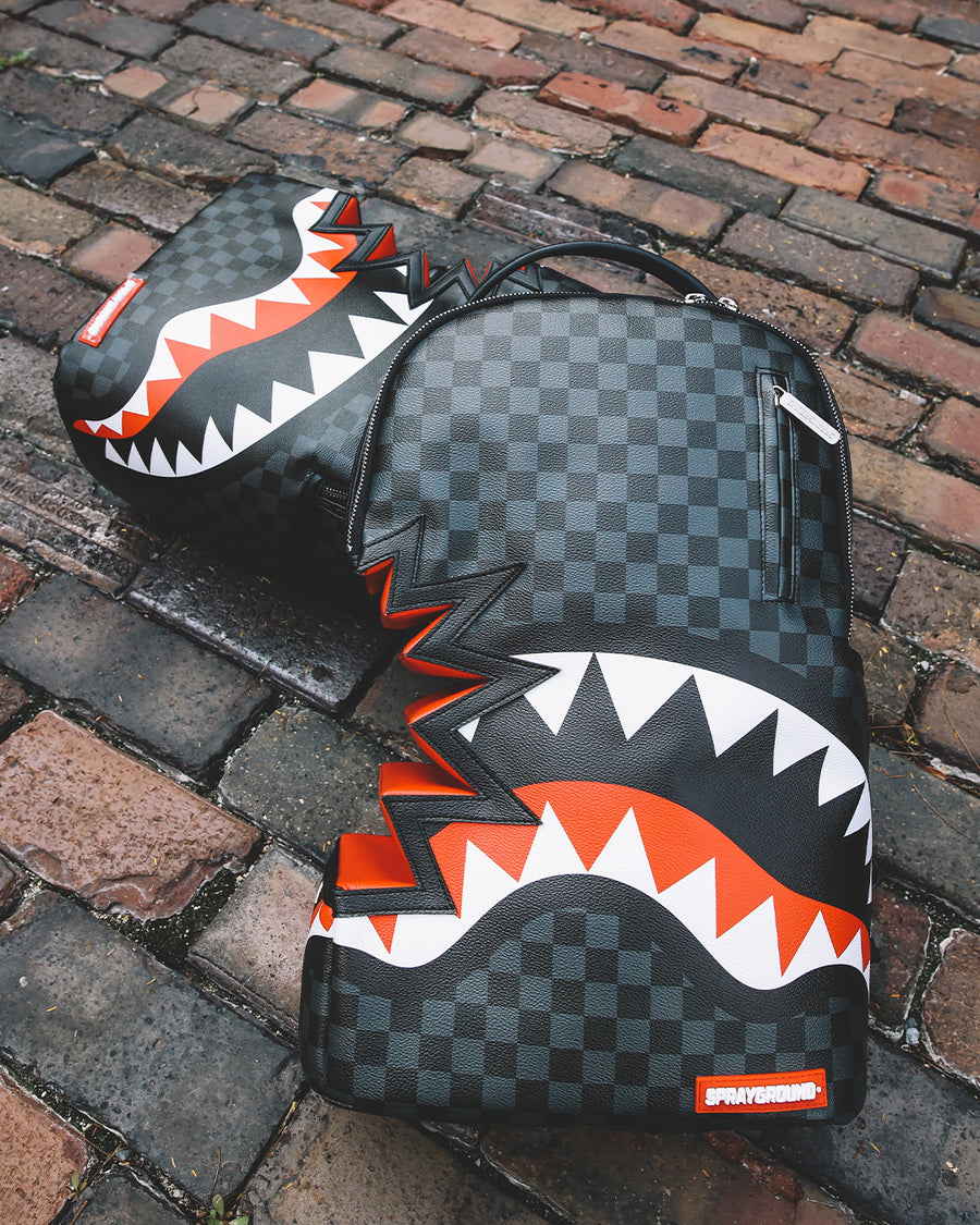 SHARK BITE SHARKS IN PARIS GRAY BACKPACK (DLXV)