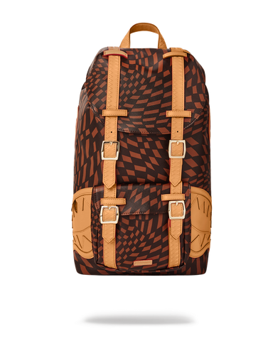 Christopher backpack bag Louis Vuitton x Nigo Brown in Cotton