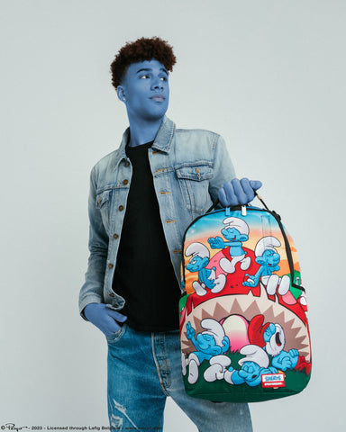 Sprayground x The Smurfs Papa Smurf On The Run Backpack