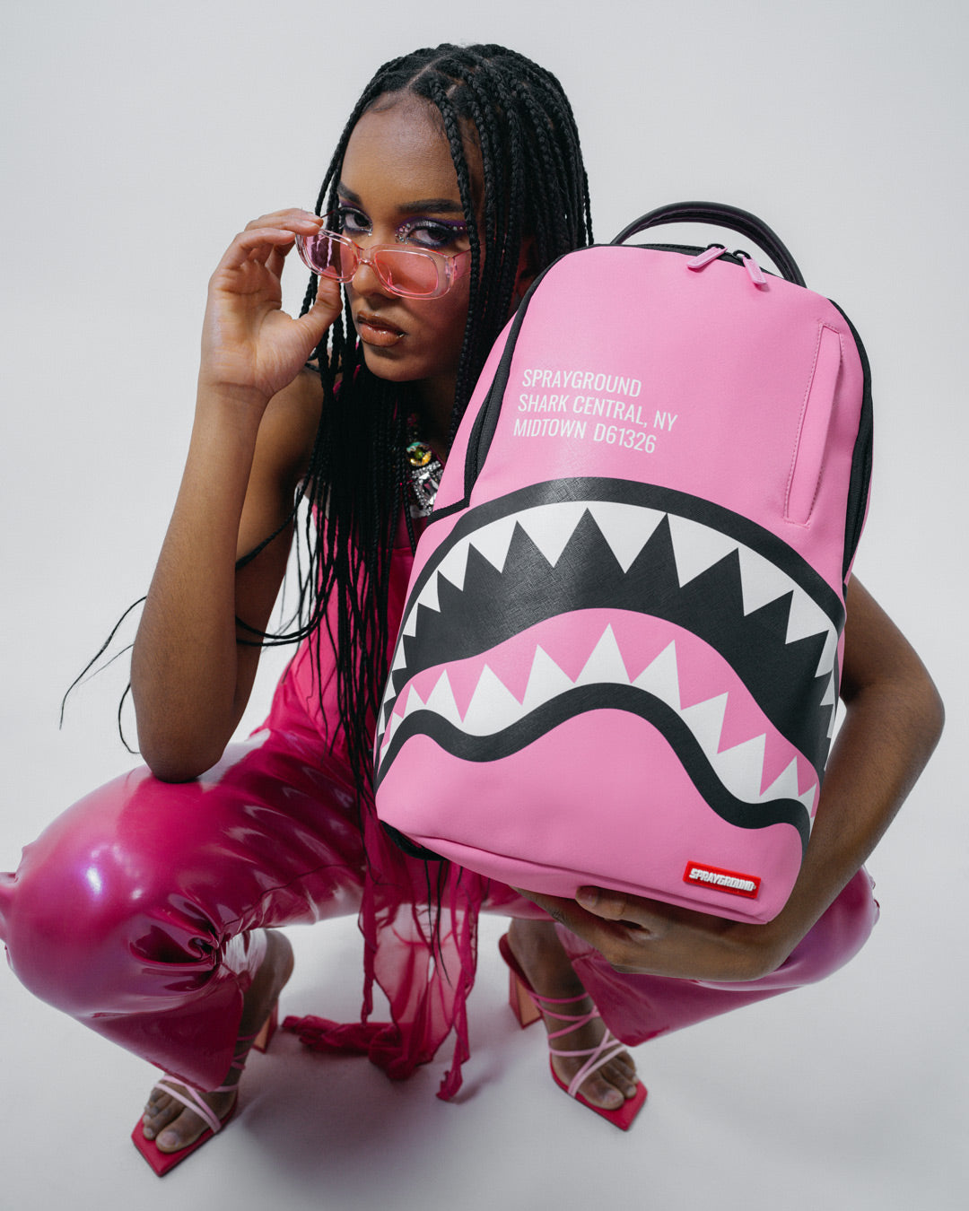 Sprayground Anime Camo Pink Backpack