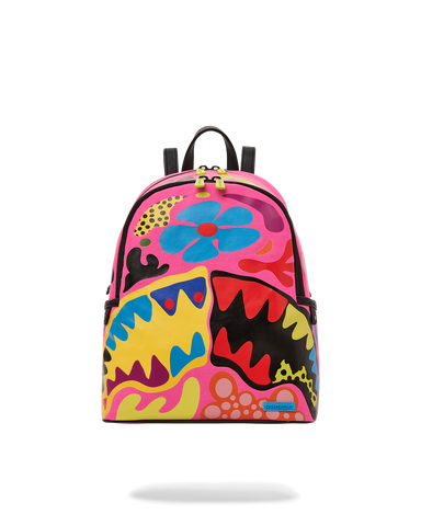 Sprayground Vice Beach Sharkmouth Pink Drip Backpack