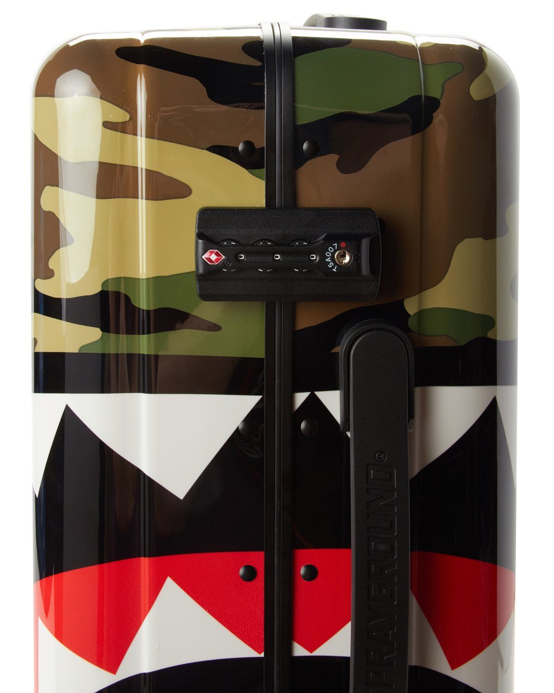 sprayground camo luggage