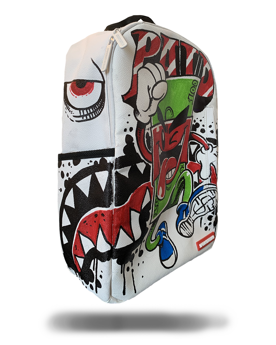 THE SPRAYGROUND DIY WHITE BACKPACK VEGAN LEATHER INNER MONEY LINING   Money Boy Diy Web 