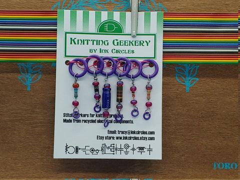 Stitch marker set