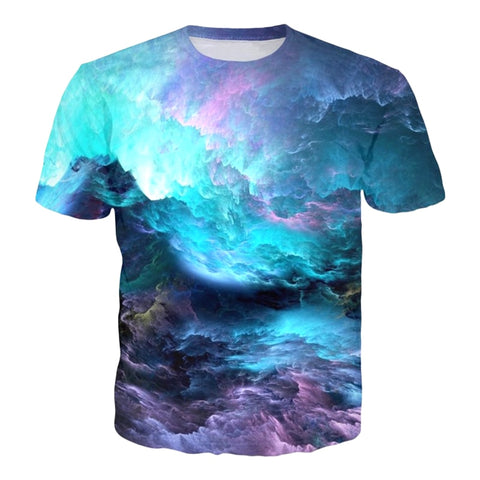 A Deep Space Dawn Trippy T-Shirt - Trippyverse