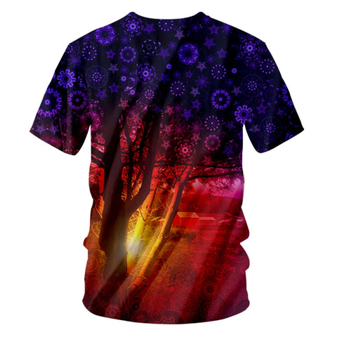 Midnight Tree Trippy T-Shirt - Trippyverse