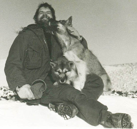 David with husky