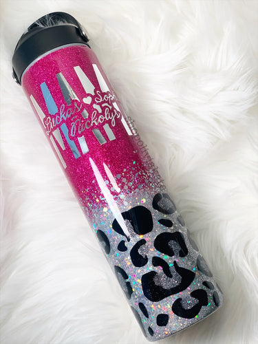 Louis Vuitton Glitter Tumbler – Olivia Kate Designs