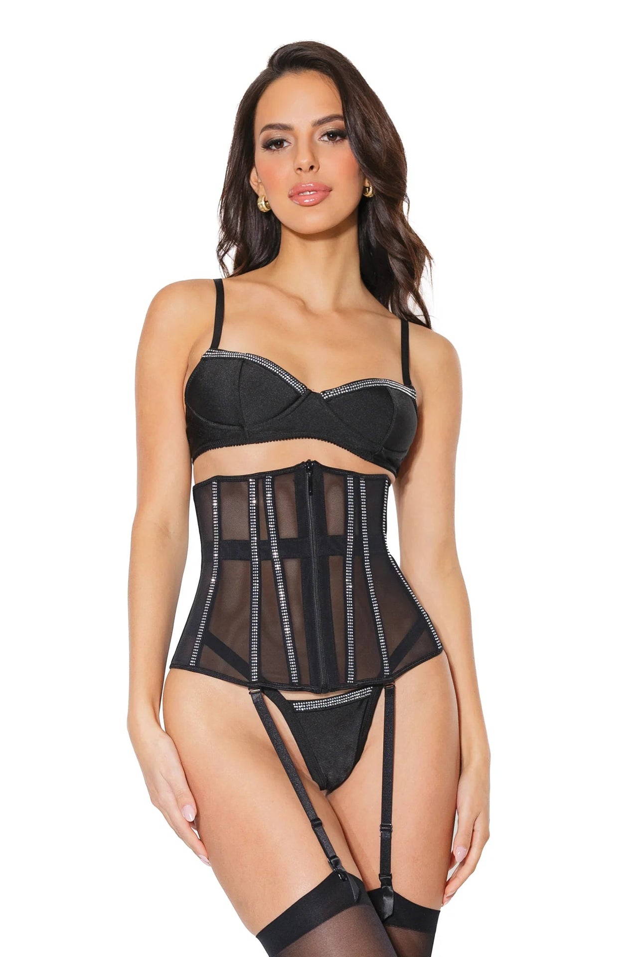 Snake Lace-Up Waist Cincher