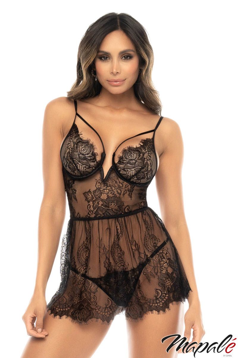 Fringe Lace Babydoll