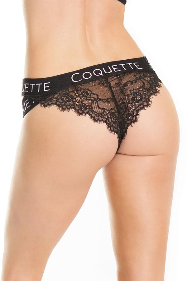 Microfiber & Stretch Lace Panty