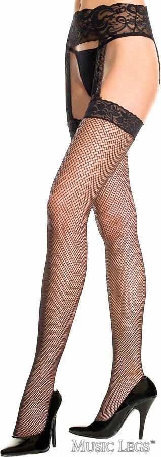 Fishnet Suspender Pantyhose