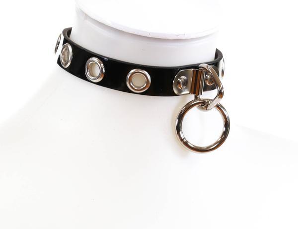 EYELET SUB BONDAGE CHOKER