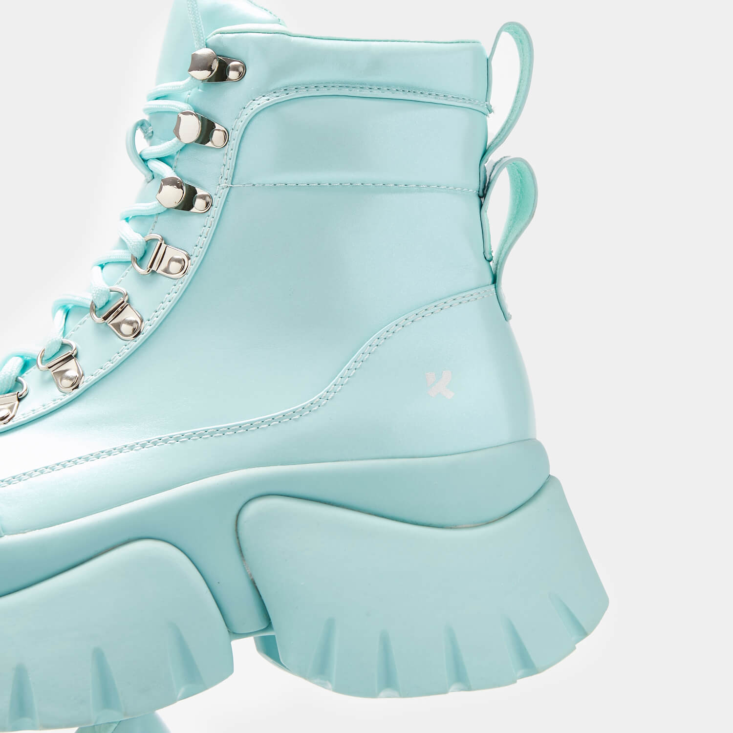 Gooey Baby Blue Platform Boots