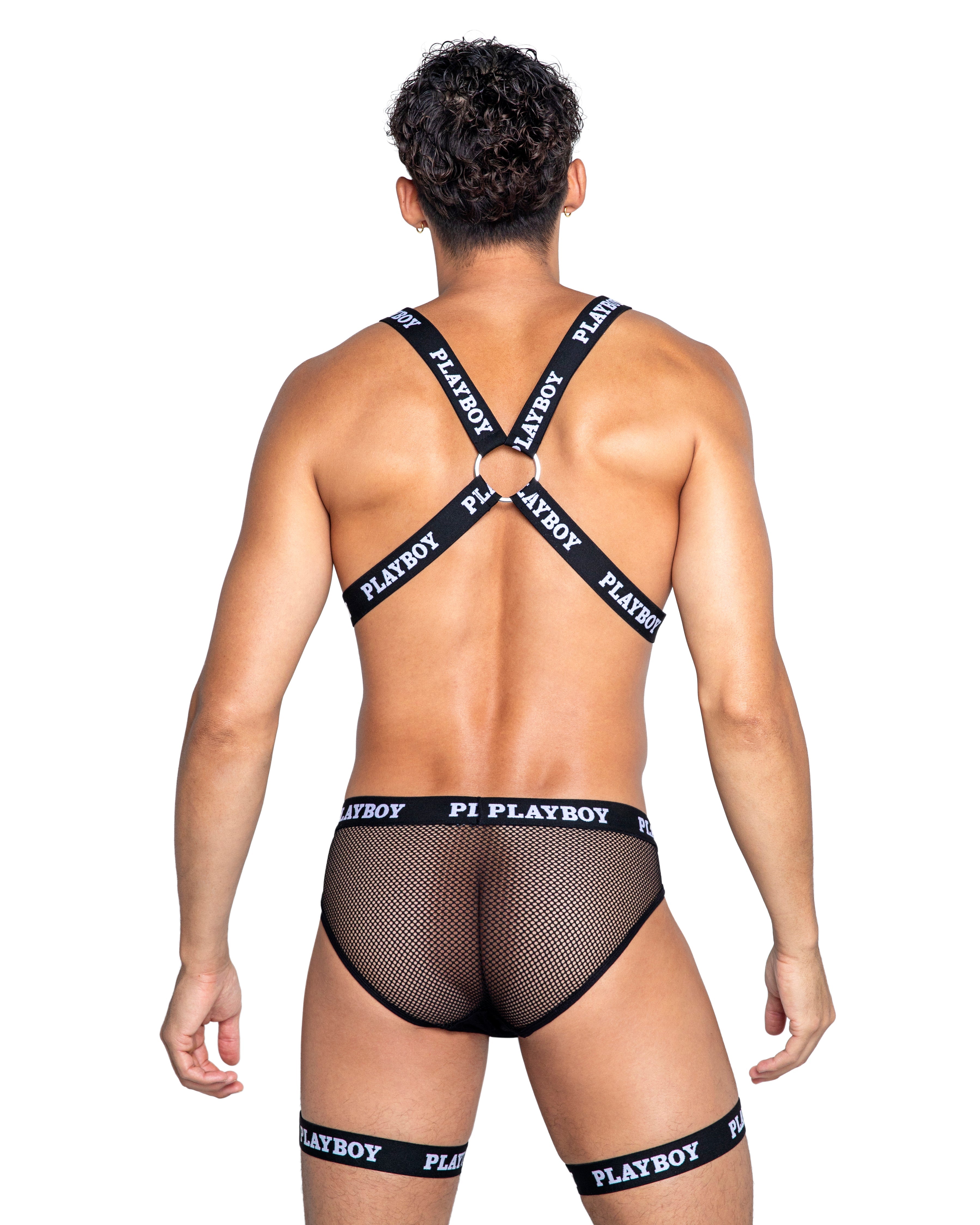 Playboy Mens Dark Room Harness - TOP