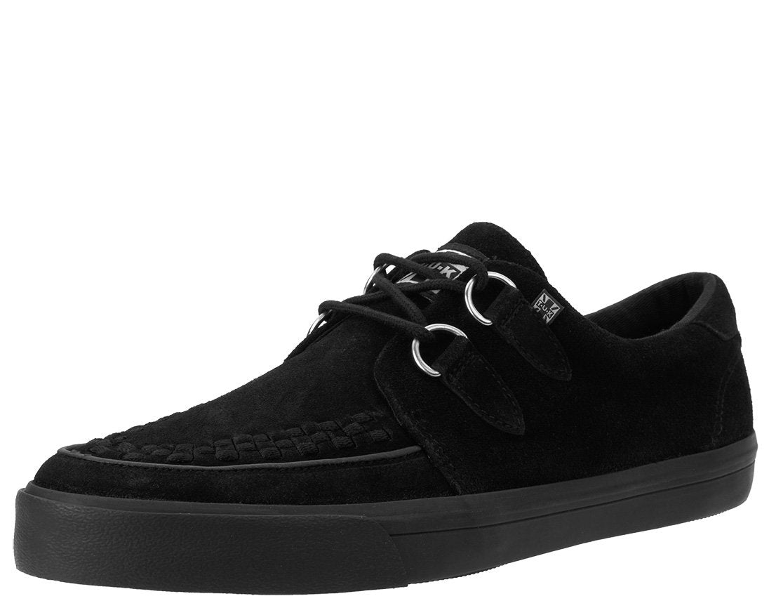 TUK-A9184 Black Suede No-Ring VLK Sneaker | Buy Sexy Shoes at 
