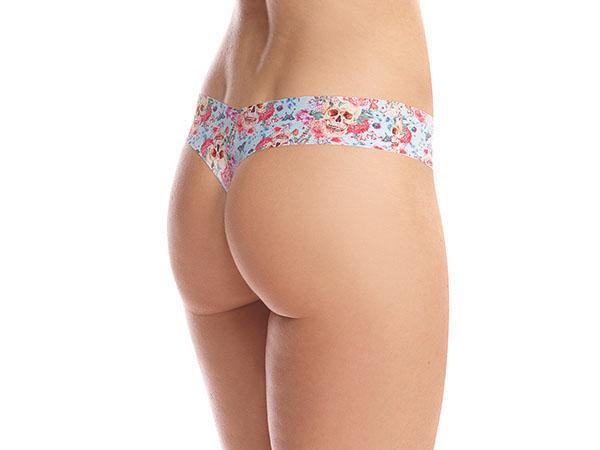 Boho Skulls Patterned Thong