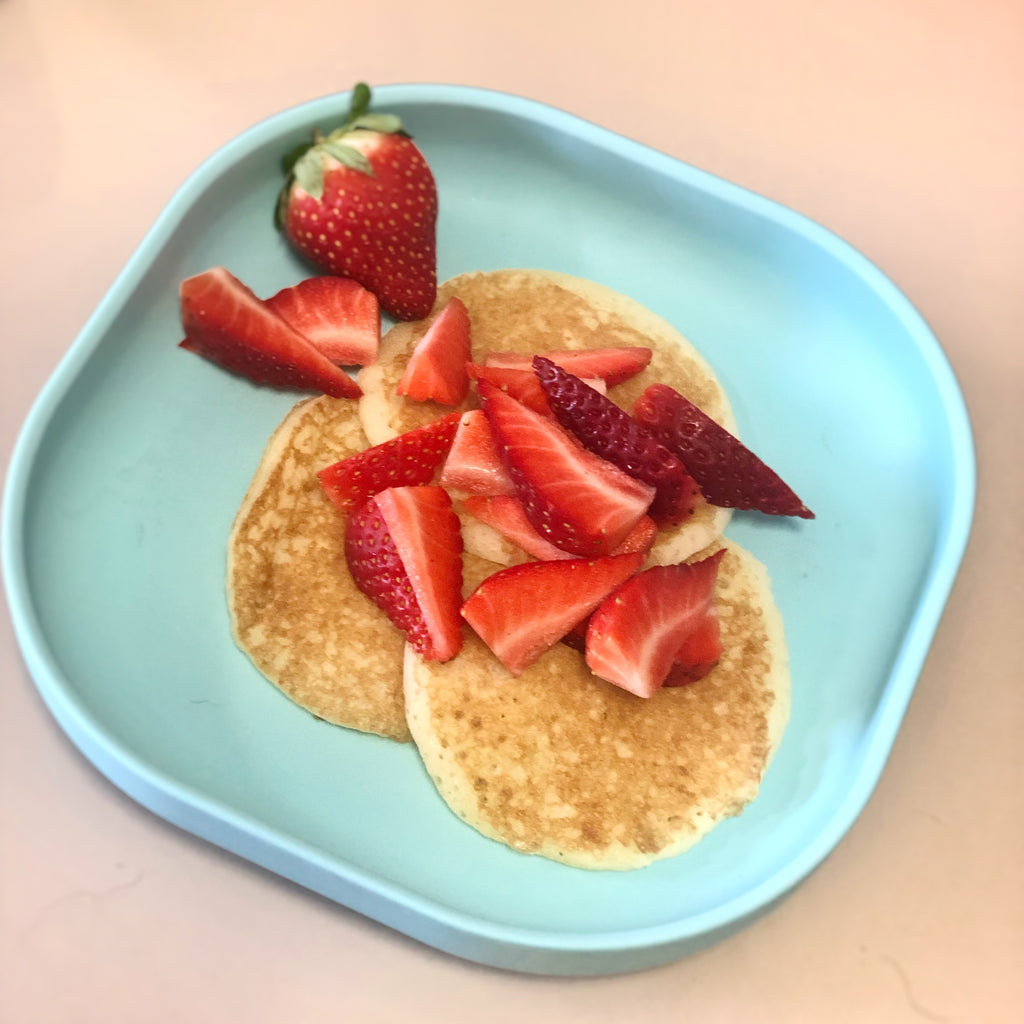 Gluten Free Pancakes with Strawberries