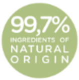 99.7% ingredients of natural origin