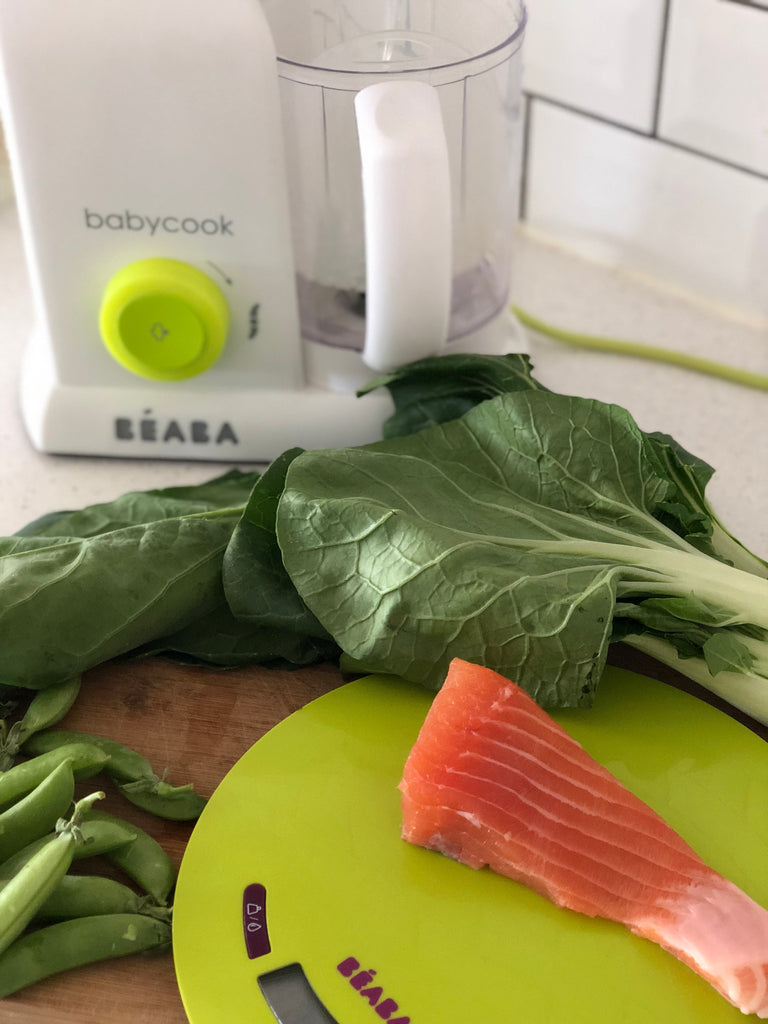 Steamed Fish and Asian greens