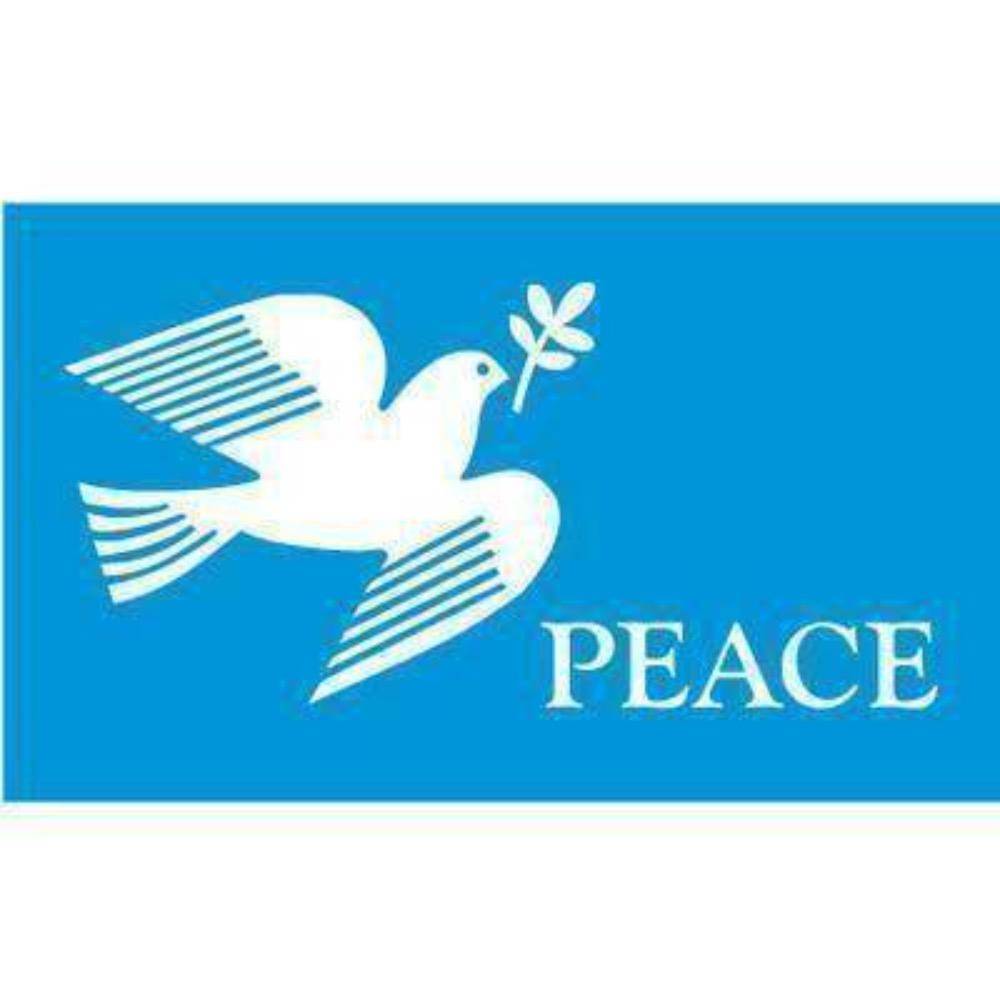 World Peace Flag The Dove Of Peace Flag 3 X 5 Ft On Sale