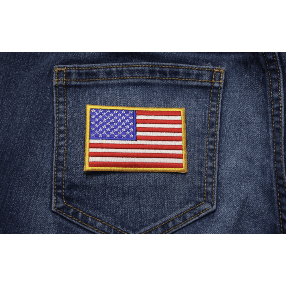 US Flag Patch Small 3 Inch - 2 x 3 inch 50 Star American Flag ...